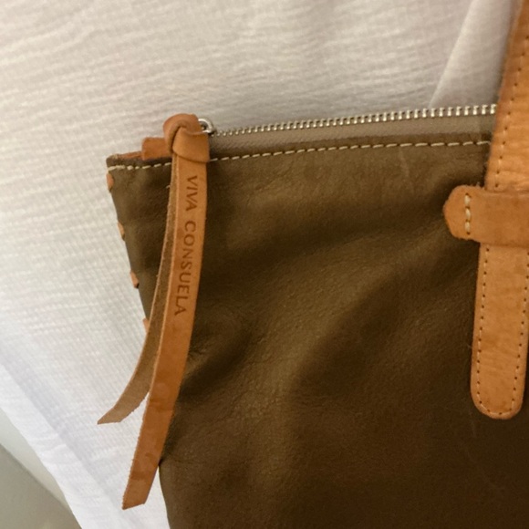 Rare Consuela Metallic Gold and Brown Tote / shoulder bag - Picture 4 of 8